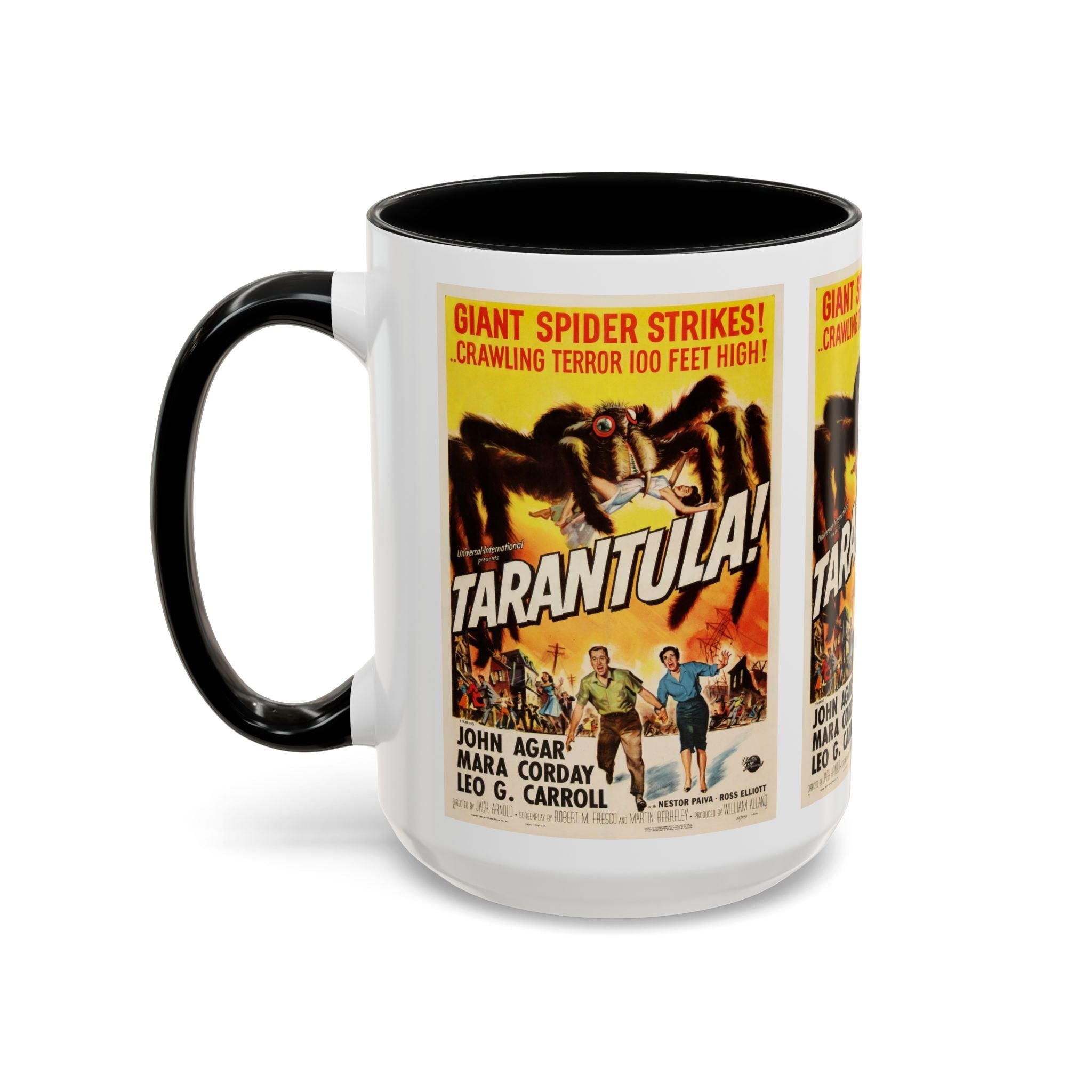 Cult Classic Movie Poster Art Accent Coffee Mug (11, 15oz) - Tarantula 1955 - POPvault