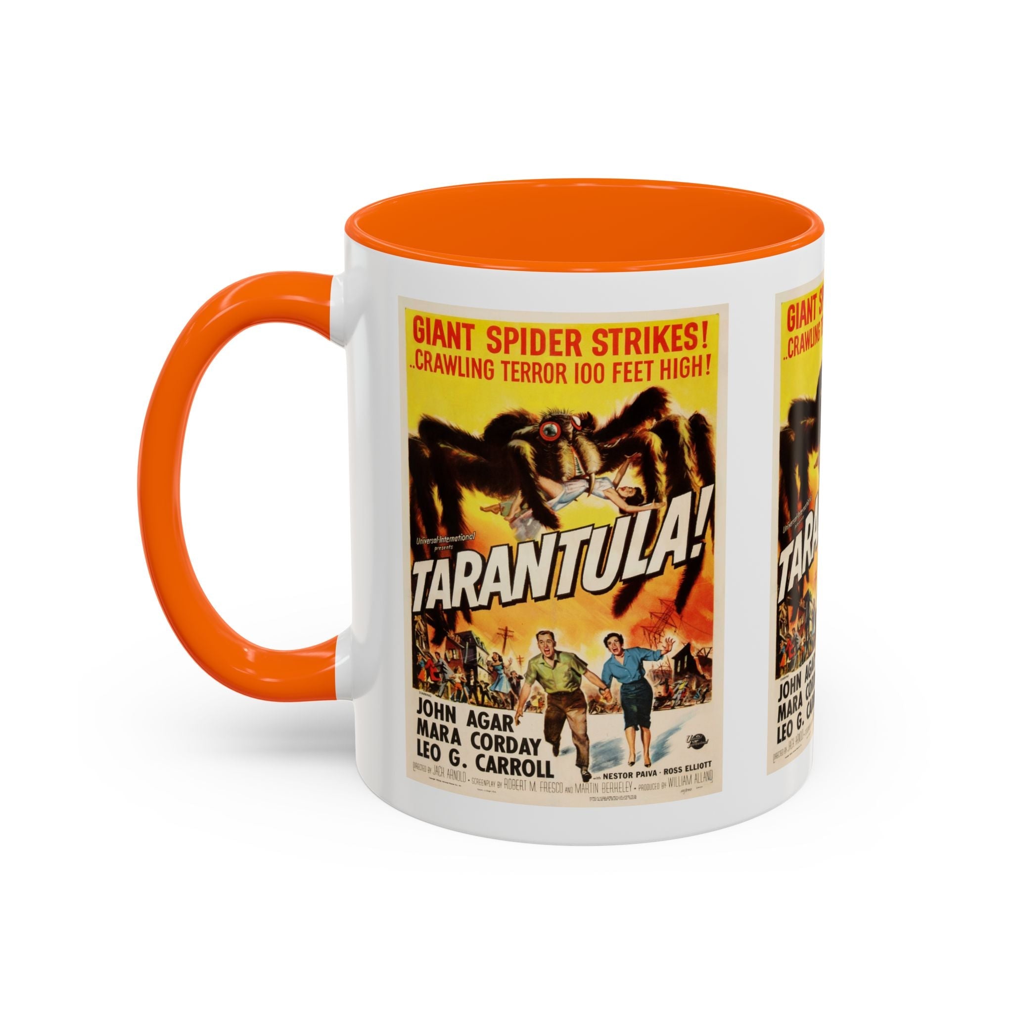 Cult Classic Movie Poster Art Accent Coffee Mug (11, 15oz) - Tarantula 1955 - POPvault