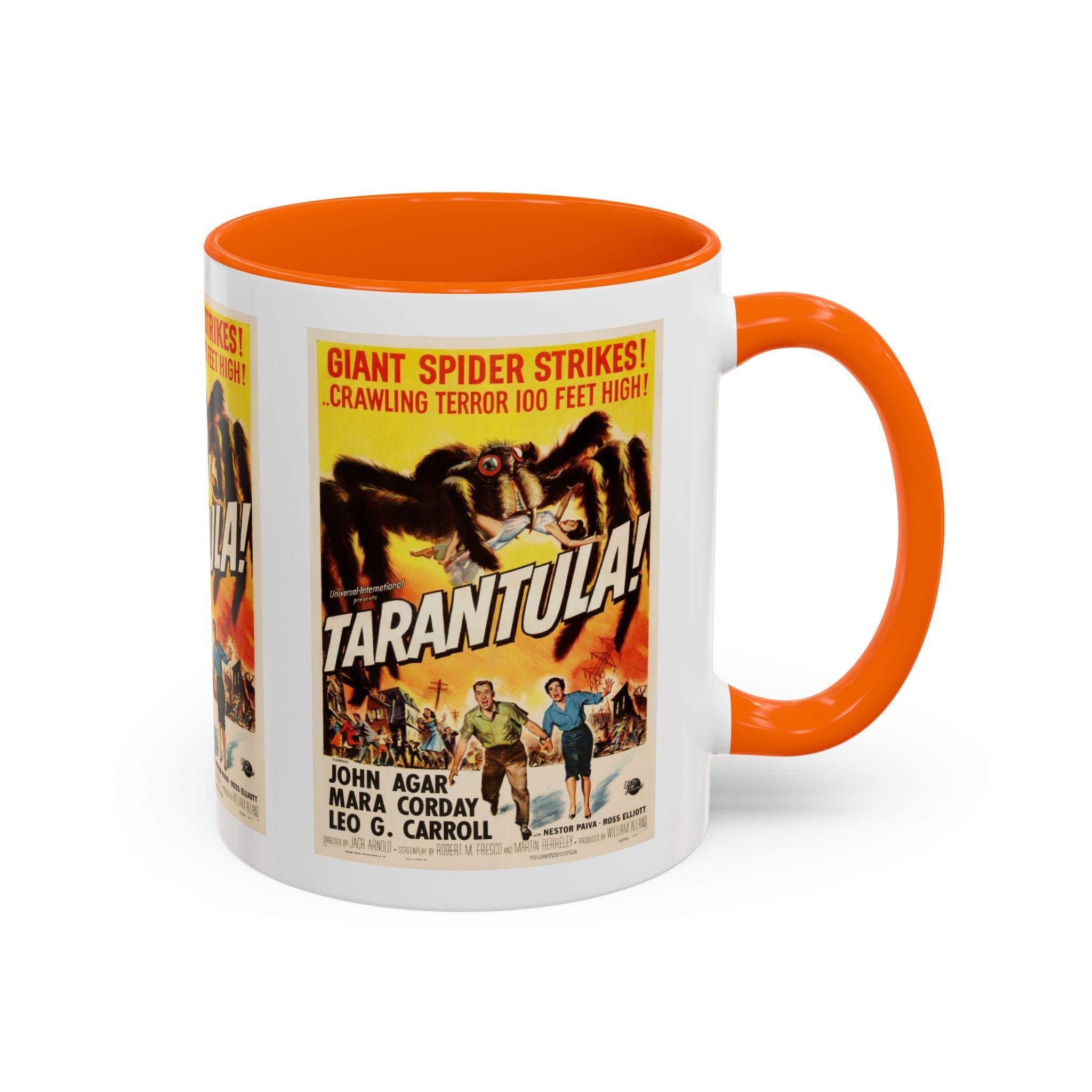 Cult Classic Movie Poster Art Accent Coffee Mug (11, 15oz) - Tarantula 1955 - POPvault
