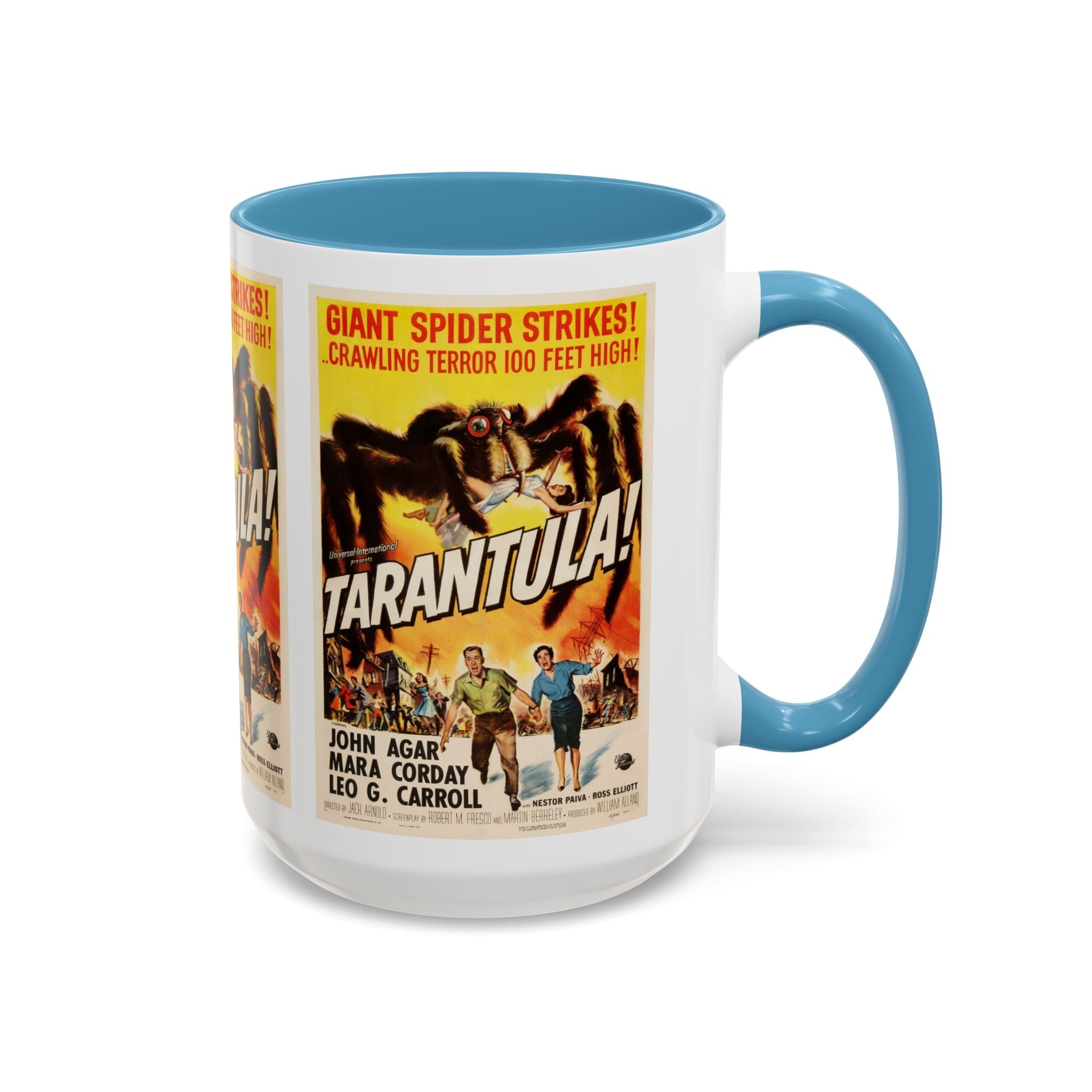 Cult Classic Movie Poster Art Accent Coffee Mug (11, 15oz) - Tarantula 1955 - POPvault