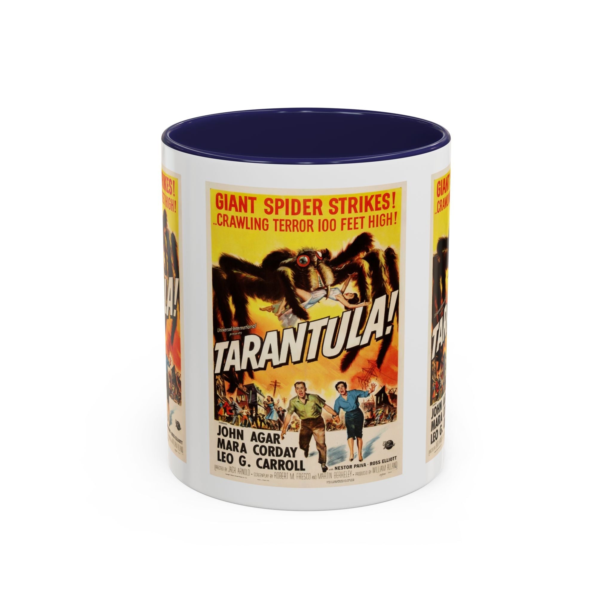 Cult Classic Movie Poster Art Accent Coffee Mug (11, 15oz) - Tarantula 1955 - POPvault