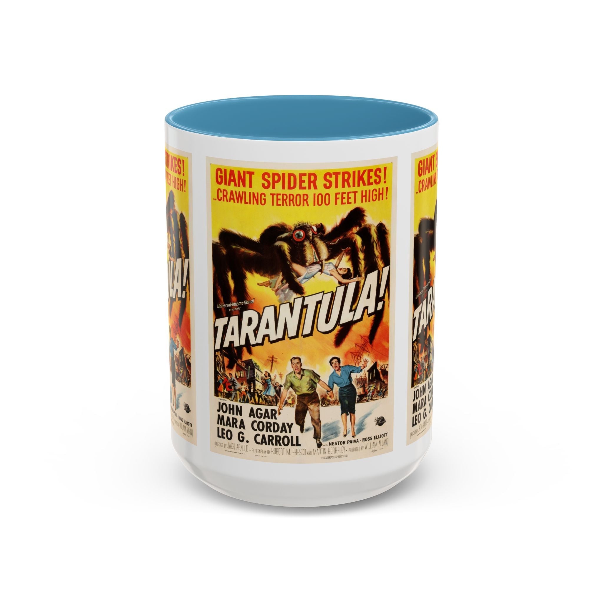 Cult Classic Movie Poster Art Accent Coffee Mug (11, 15oz) - Tarantula 1955 - POPvault
