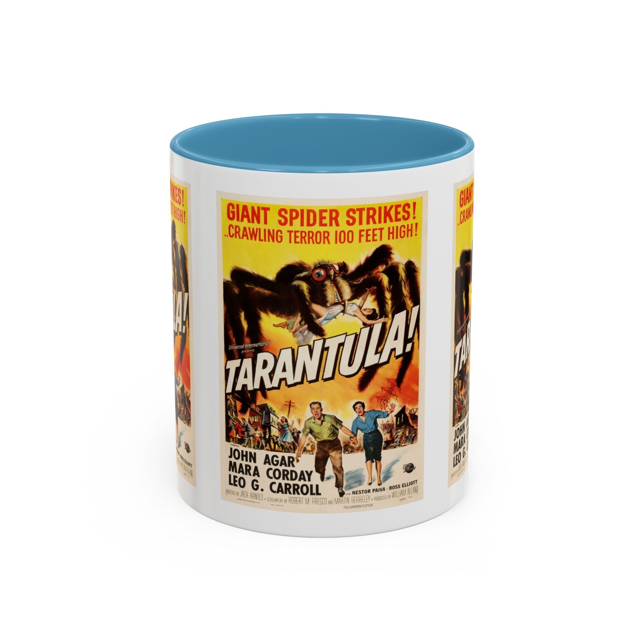 Cult Classic Movie Poster Art Accent Coffee Mug (11, 15oz) - Tarantula 1955 - POPvault