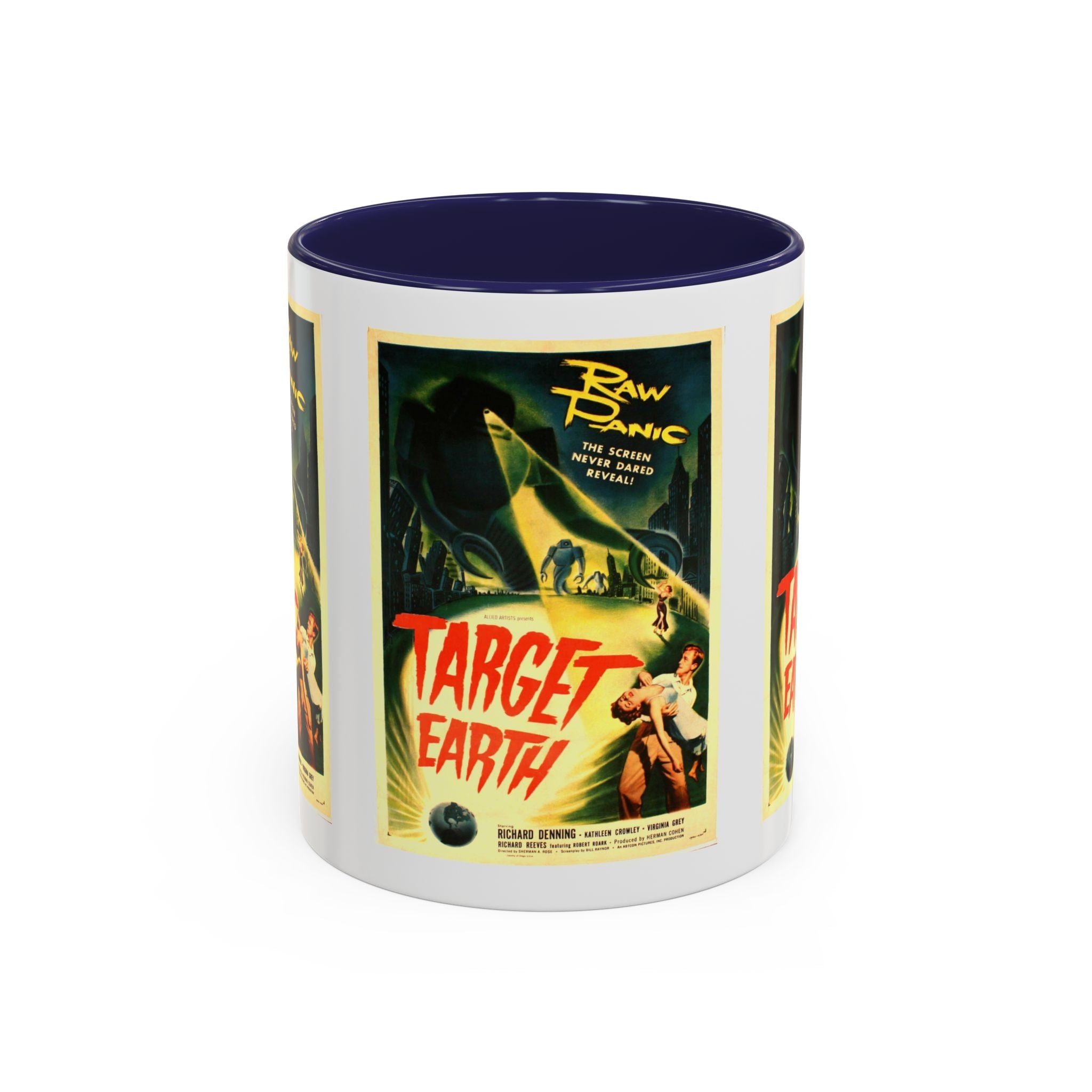 Cult Classic Movie Poster Art Accent Coffee Mug (11, 15oz) - Target Earth 1954 - POPvault