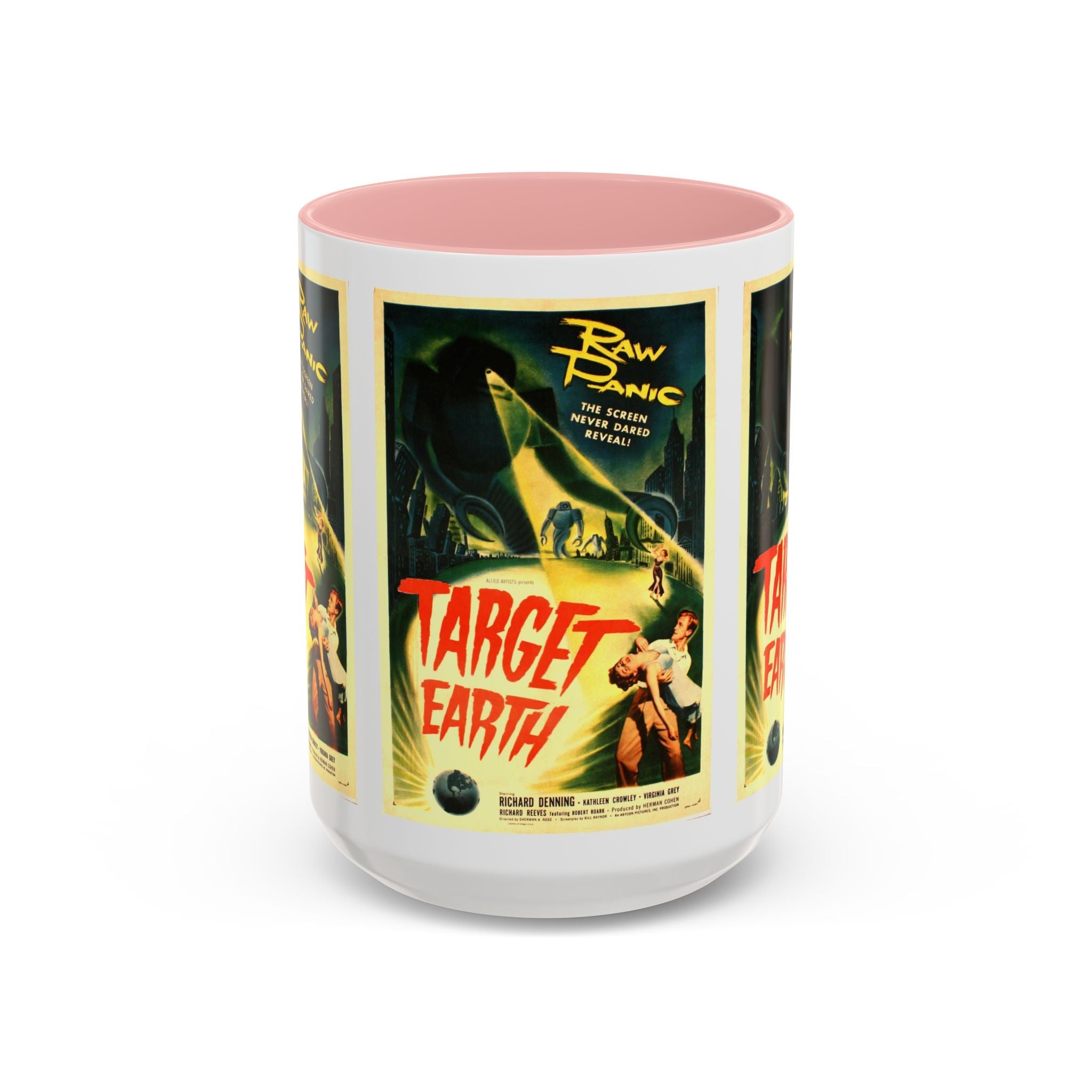 Cult Classic Movie Poster Art Accent Coffee Mug (11, 15oz) - Target Earth 1954 - POPvault
