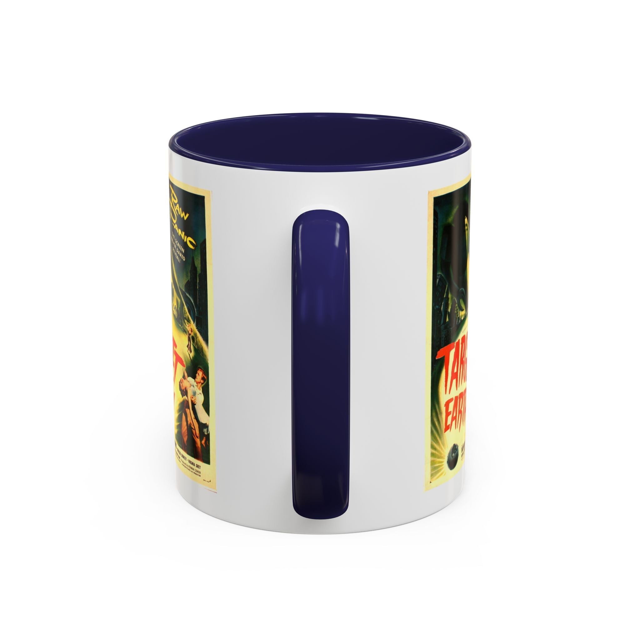 Cult Classic Movie Poster Art Accent Coffee Mug (11, 15oz) - Target Earth 1954 - POPvault