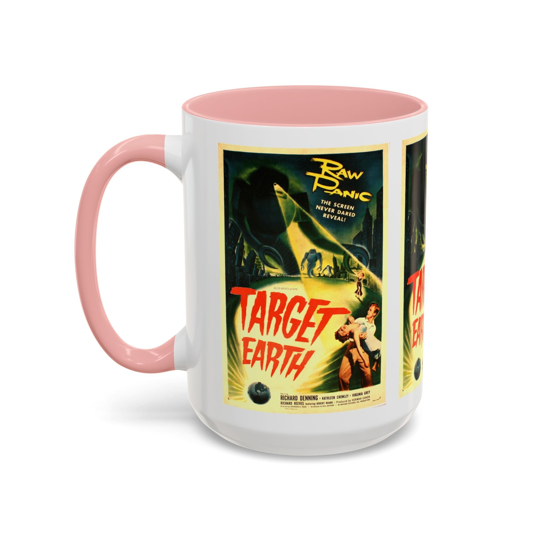 Cult Classic Movie Poster Art Accent Coffee Mug (11, 15oz) - Target Earth 1954 - POPvault