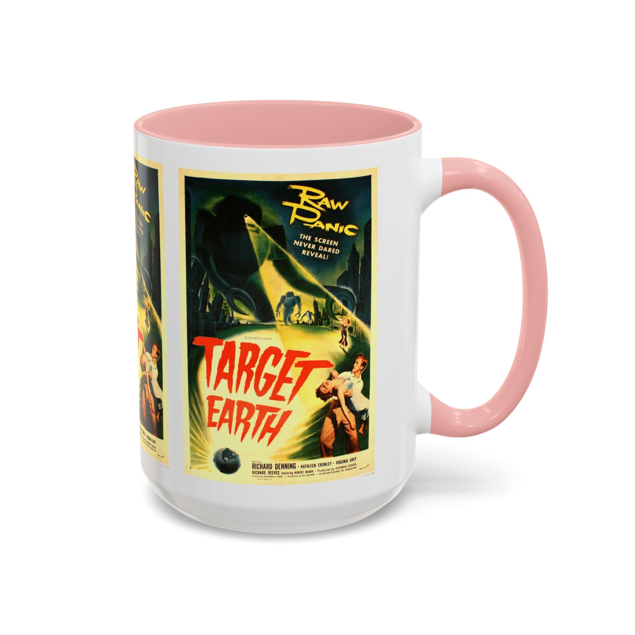 Cult Classic Movie Poster Art Accent Coffee Mug (11, 15oz) - Target Earth 1954 - POPvault