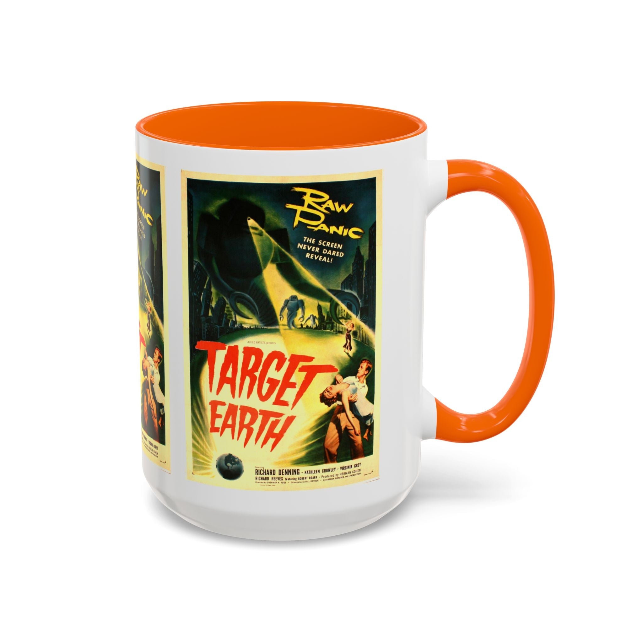 Cult Classic Movie Poster Art Accent Coffee Mug (11, 15oz) - Target Earth 1954 - POPvault