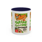 Cult Classic Movie Poster Art Accent Coffee Mug (11, 15oz) - Tarzan Finds A Son 1939 - POPvault