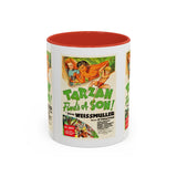 Cult Classic Movie Poster Art Accent Coffee Mug (11, 15oz) - Tarzan Finds A Son 1939 - POPvault