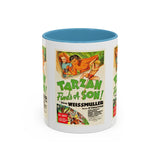 Cult Classic Movie Poster Art Accent Coffee Mug (11, 15oz) - Tarzan Finds A Son 1939 - POPvault