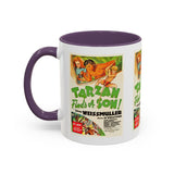 Cult Classic Movie Poster Art Accent Coffee Mug (11, 15oz) - Tarzan Finds A Son 1939 - POPvault