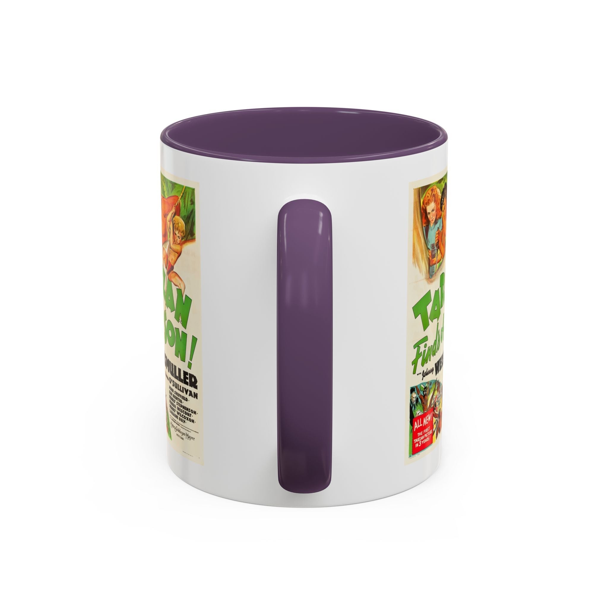 Cult Classic Movie Poster Art Accent Coffee Mug (11, 15oz) - Tarzan Finds A Son 1939 - POPvault