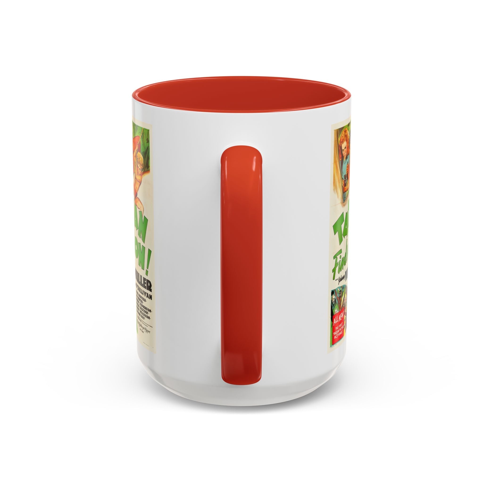 Cult Classic Movie Poster Art Accent Coffee Mug (11, 15oz) - Tarzan Finds A Son 1939 - POPvault