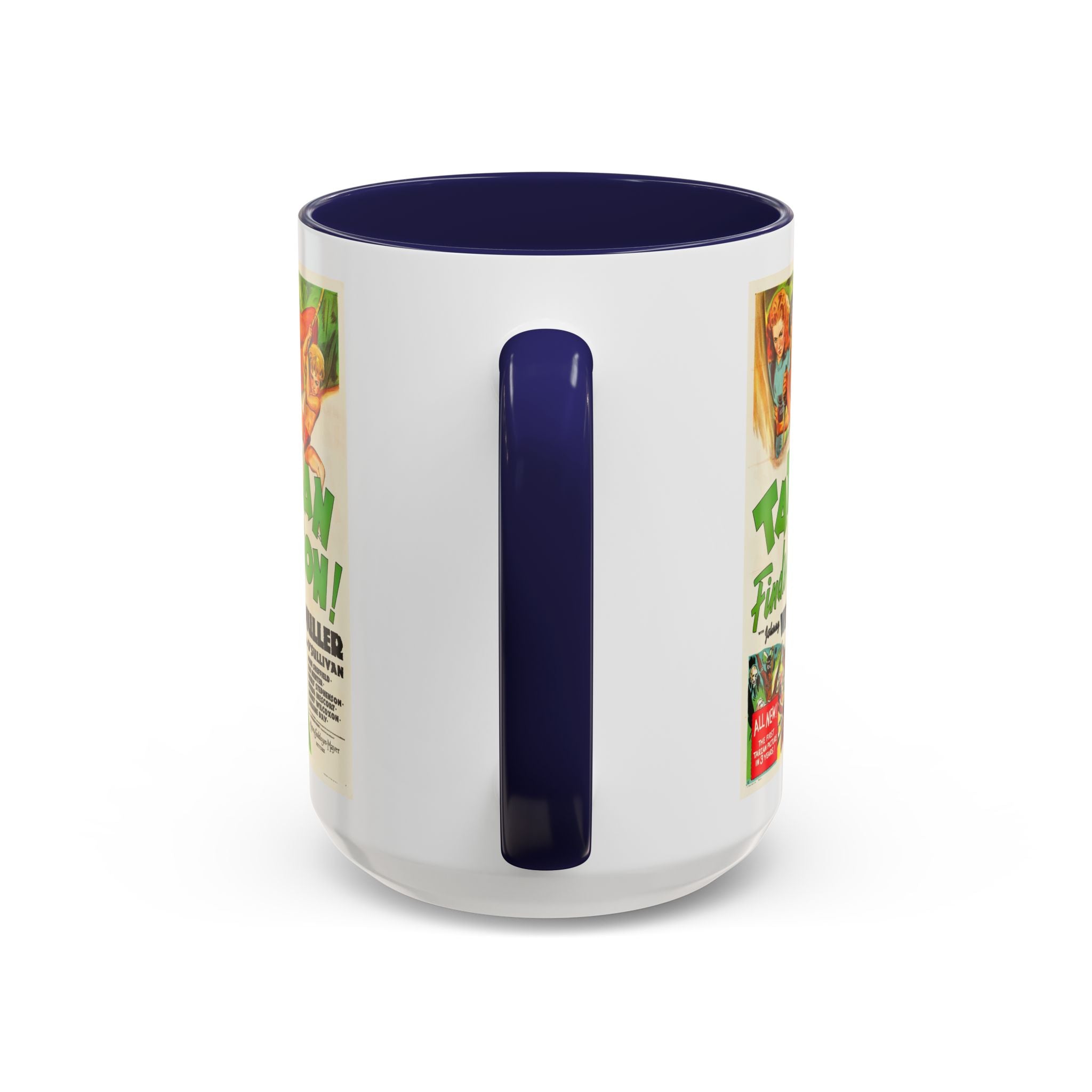 Cult Classic Movie Poster Art Accent Coffee Mug (11, 15oz) - Tarzan Finds A Son 1939 - POPvault