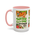 Cult Classic Movie Poster Art Accent Coffee Mug (11, 15oz) - Tarzan Finds A Son 1939 - POPvault