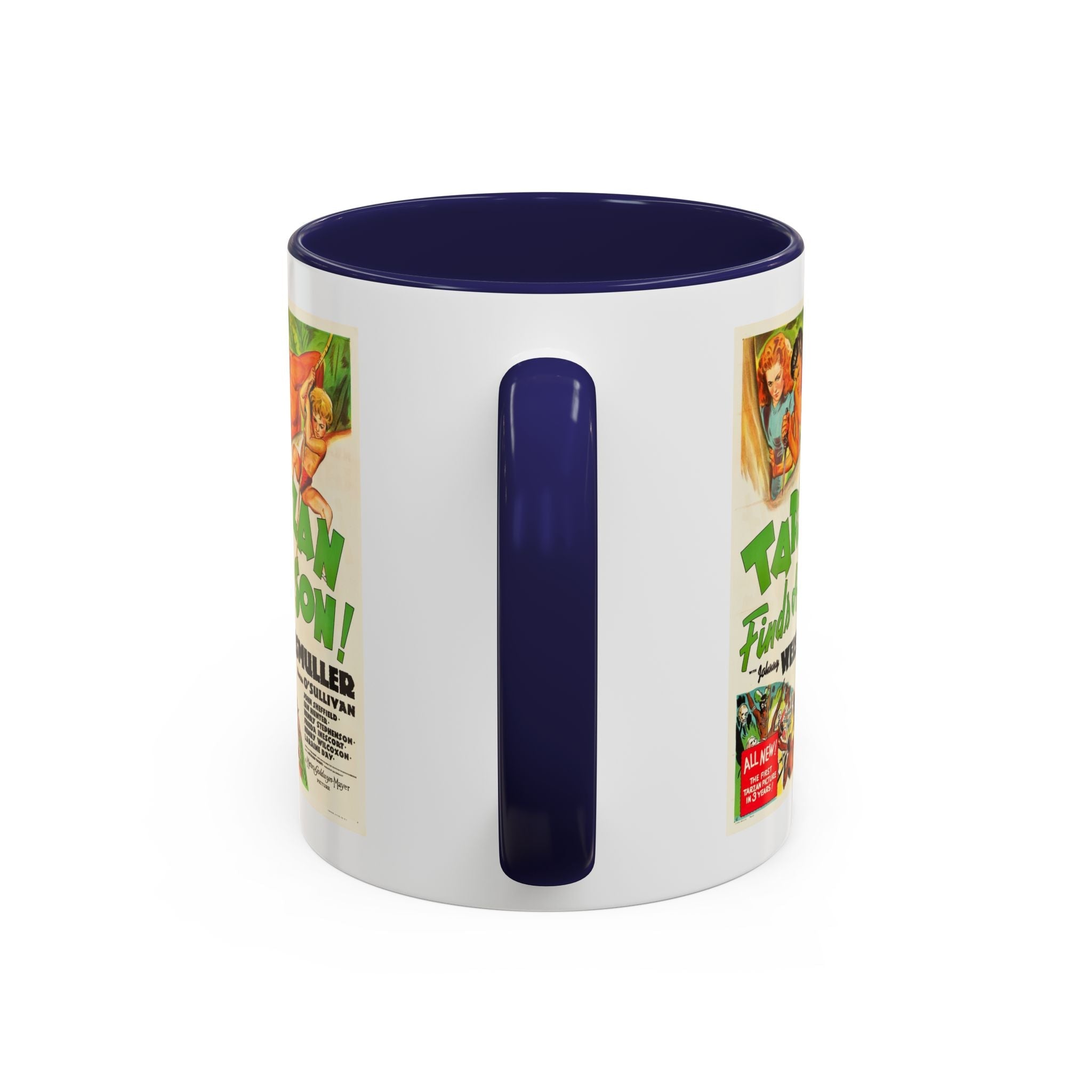 Cult Classic Movie Poster Art Accent Coffee Mug (11, 15oz) - Tarzan Finds A Son 1939 - POPvault