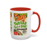 Cult Classic Movie Poster Art Accent Coffee Mug (11, 15oz) - Tarzan Finds A Son 1939 - POPvault