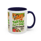 Cult Classic Movie Poster Art Accent Coffee Mug (11, 15oz) - Tarzan Finds A Son 1939 - POPvault