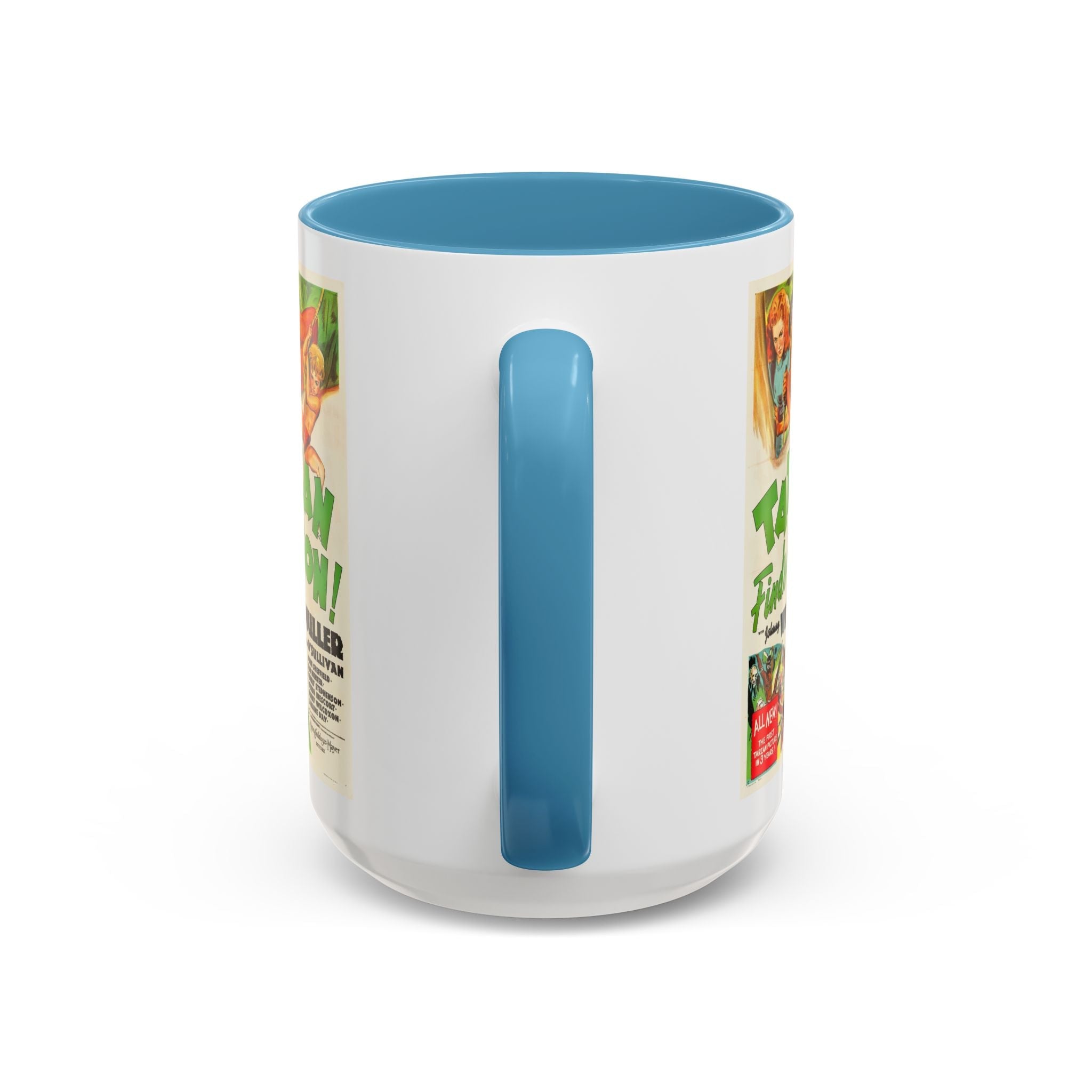 Cult Classic Movie Poster Art Accent Coffee Mug (11, 15oz) - Tarzan Finds A Son 1939 - POPvault