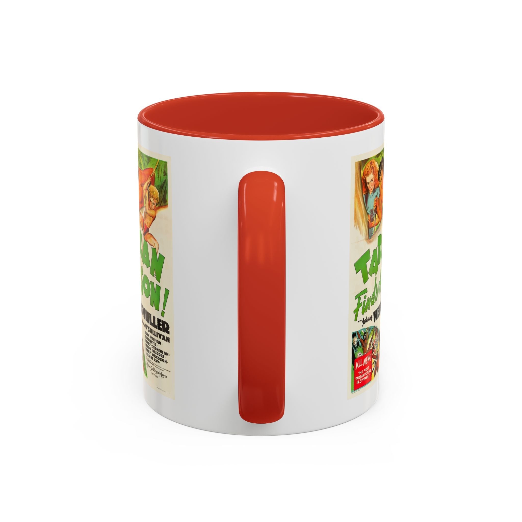 Cult Classic Movie Poster Art Accent Coffee Mug (11, 15oz) - Tarzan Finds A Son 1939 - POPvault