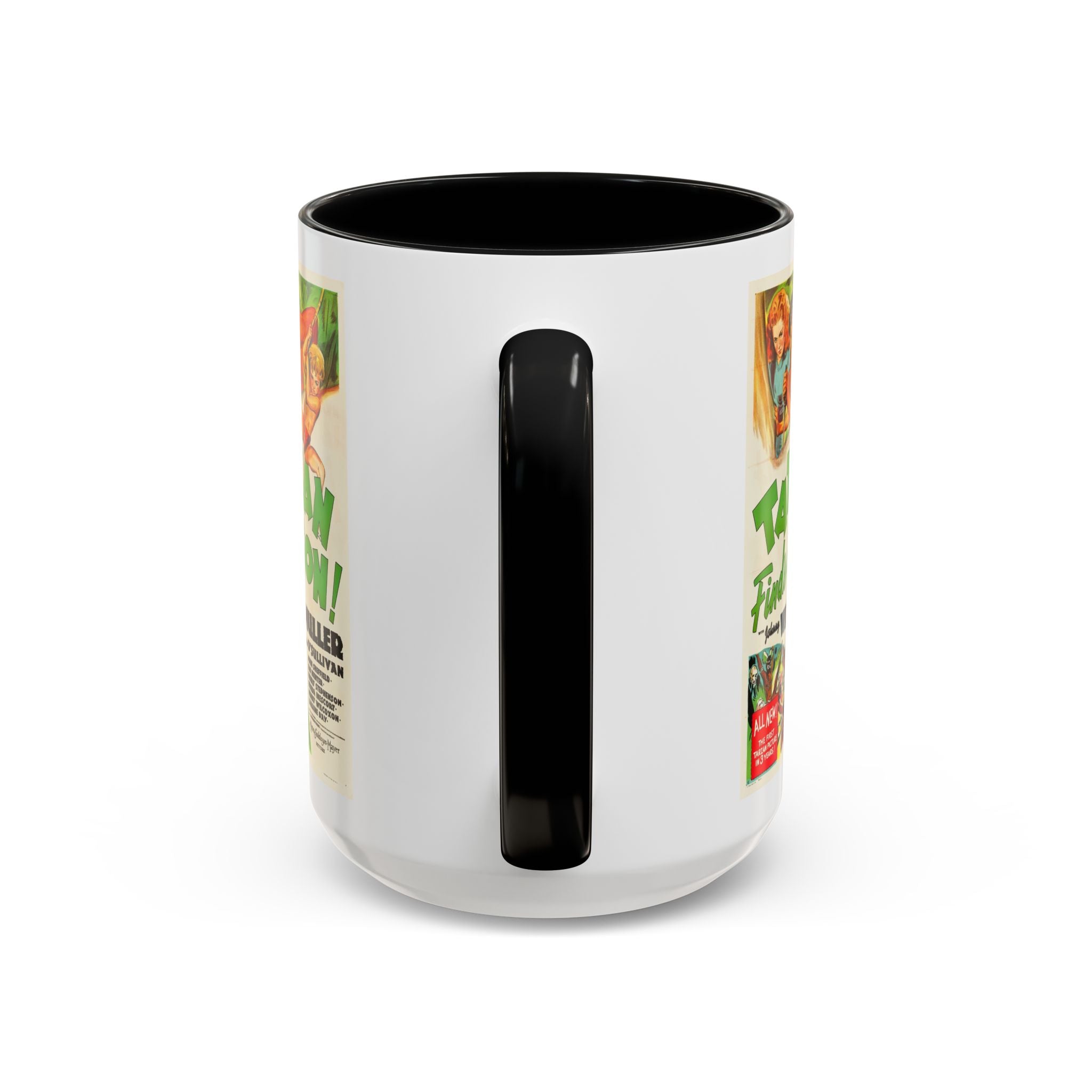Cult Classic Movie Poster Art Accent Coffee Mug (11, 15oz) - Tarzan Finds A Son 1939 - POPvault