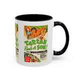 Cult Classic Movie Poster Art Accent Coffee Mug (11, 15oz) - Tarzan Finds A Son 1939 - POPvault