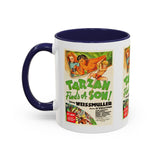 Cult Classic Movie Poster Art Accent Coffee Mug (11, 15oz) - Tarzan Finds A Son 1939 - POPvault
