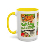 Cult Classic Movie Poster Art Accent Coffee Mug (11, 15oz) - Tarzan Finds A Son 1939 - POPvault