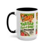 Cult Classic Movie Poster Art Accent Coffee Mug (11, 15oz) - Tarzan Finds A Son 1939 - POPvault