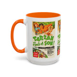 Cult Classic Movie Poster Art Accent Coffee Mug (11, 15oz) - Tarzan Finds A Son 1939 - POPvault