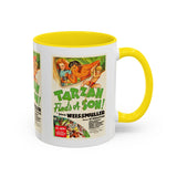 Cult Classic Movie Poster Art Accent Coffee Mug (11, 15oz) - Tarzan Finds A Son 1939 - POPvault