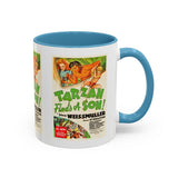 Cult Classic Movie Poster Art Accent Coffee Mug (11, 15oz) - Tarzan Finds A Son 1939 - POPvault