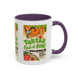 Cult Classic Movie Poster Art Accent Coffee Mug (11, 15oz) - Tarzan Finds A Son 1939 - POPvault