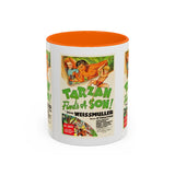 Cult Classic Movie Poster Art Accent Coffee Mug (11, 15oz) - Tarzan Finds A Son 1939 - POPvault