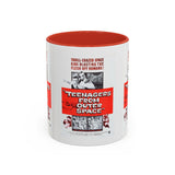 Cult Classic Movie Poster Art Accent Coffee Mug (11, 15oz) - Teenagers From Outer Space 1959 - POPvault