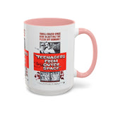 Cult Classic Movie Poster Art Accent Coffee Mug (11, 15oz) - Teenagers From Outer Space 1959 - POPvault