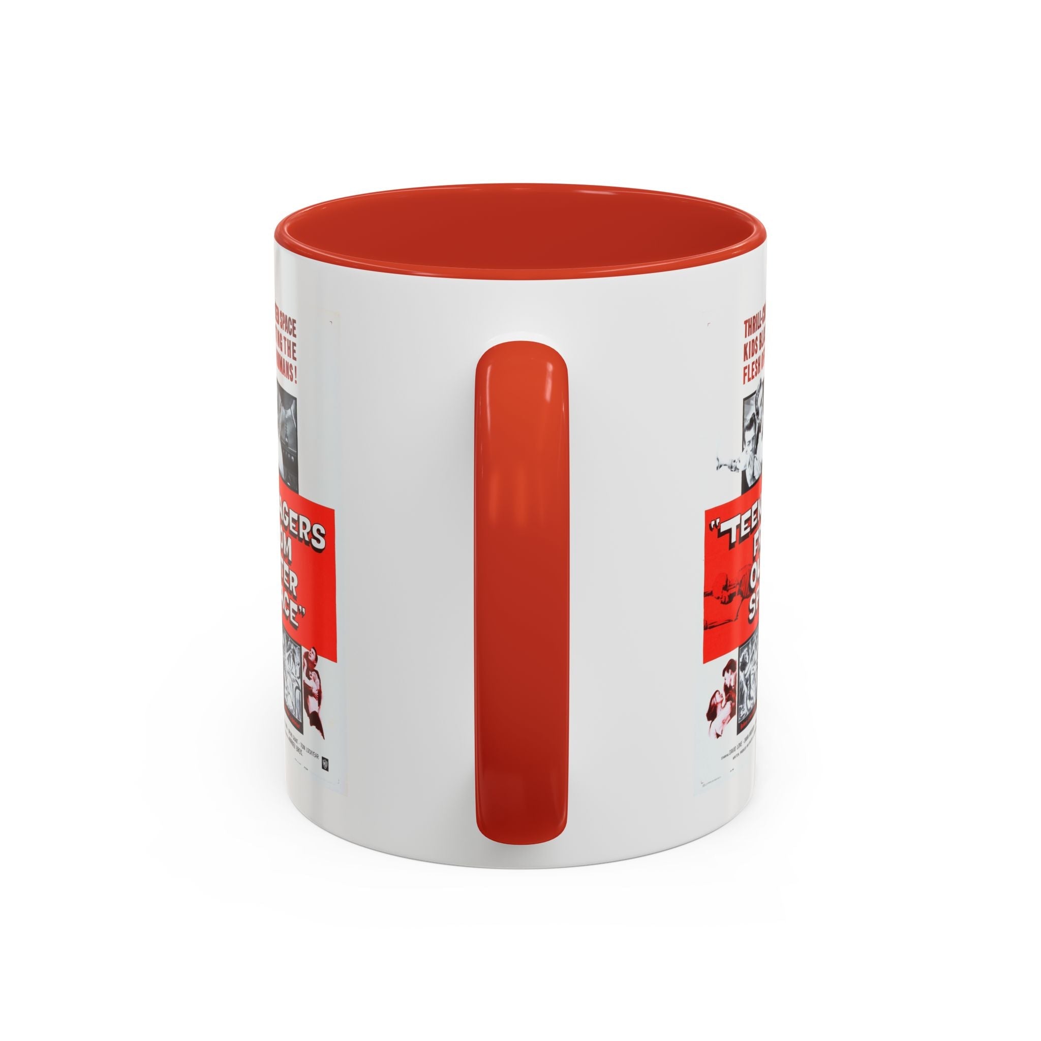 Cult Classic Movie Poster Art Accent Coffee Mug (11, 15oz) - Teenagers From Outer Space 1959 - POPvault