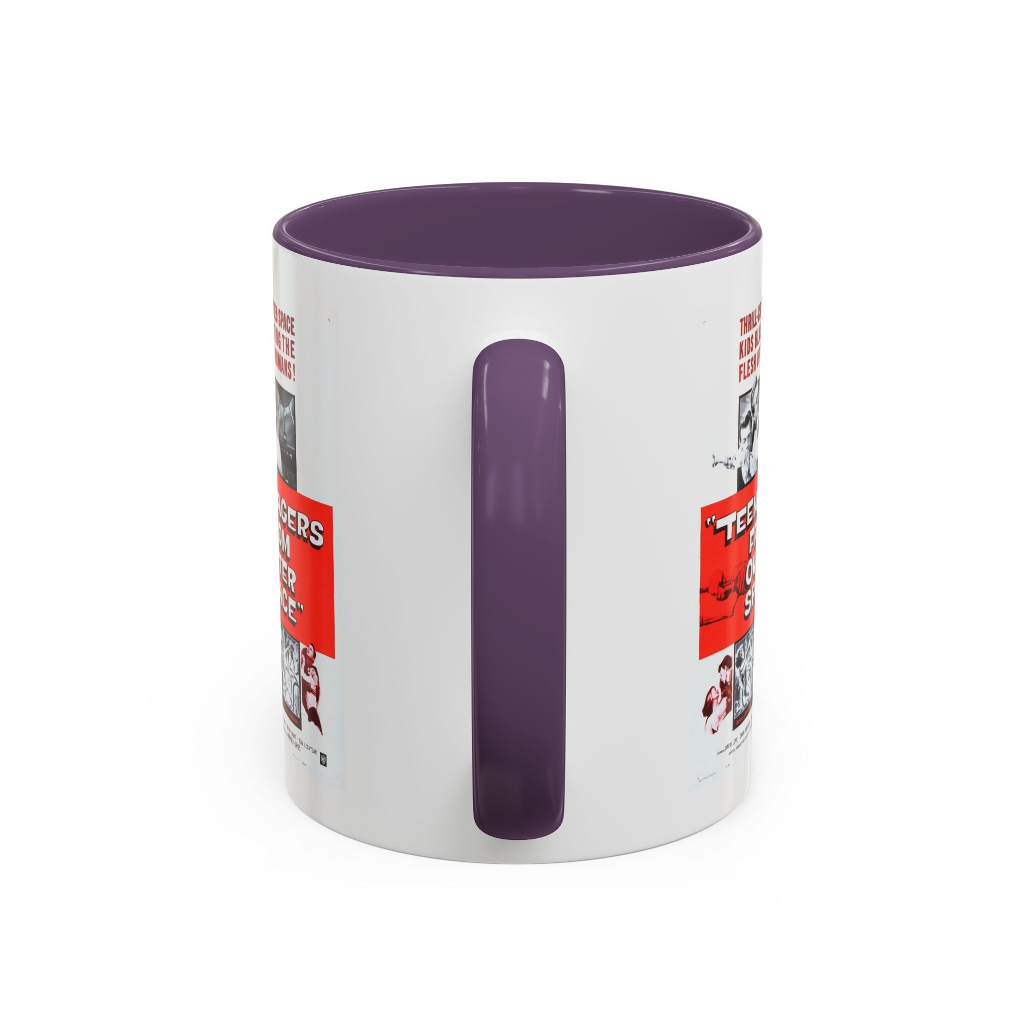 Cult Classic Movie Poster Art Accent Coffee Mug (11, 15oz) - Teenagers From Outer Space 1959 - POPvault