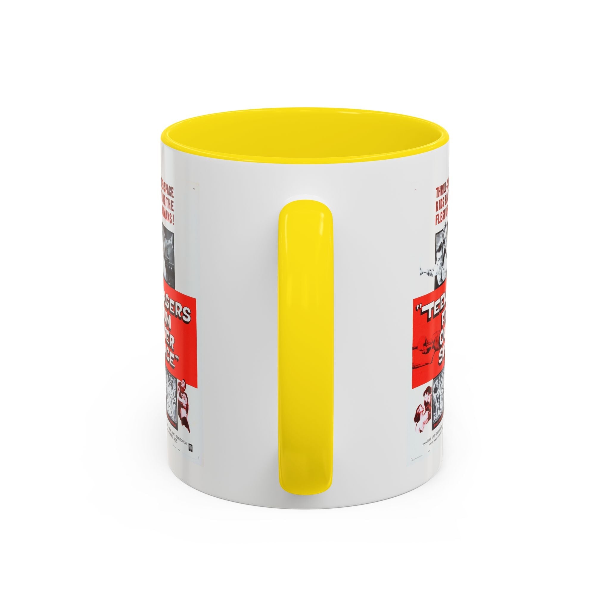 Cult Classic Movie Poster Art Accent Coffee Mug (11, 15oz) - Teenagers From Outer Space 1959 - POPvault
