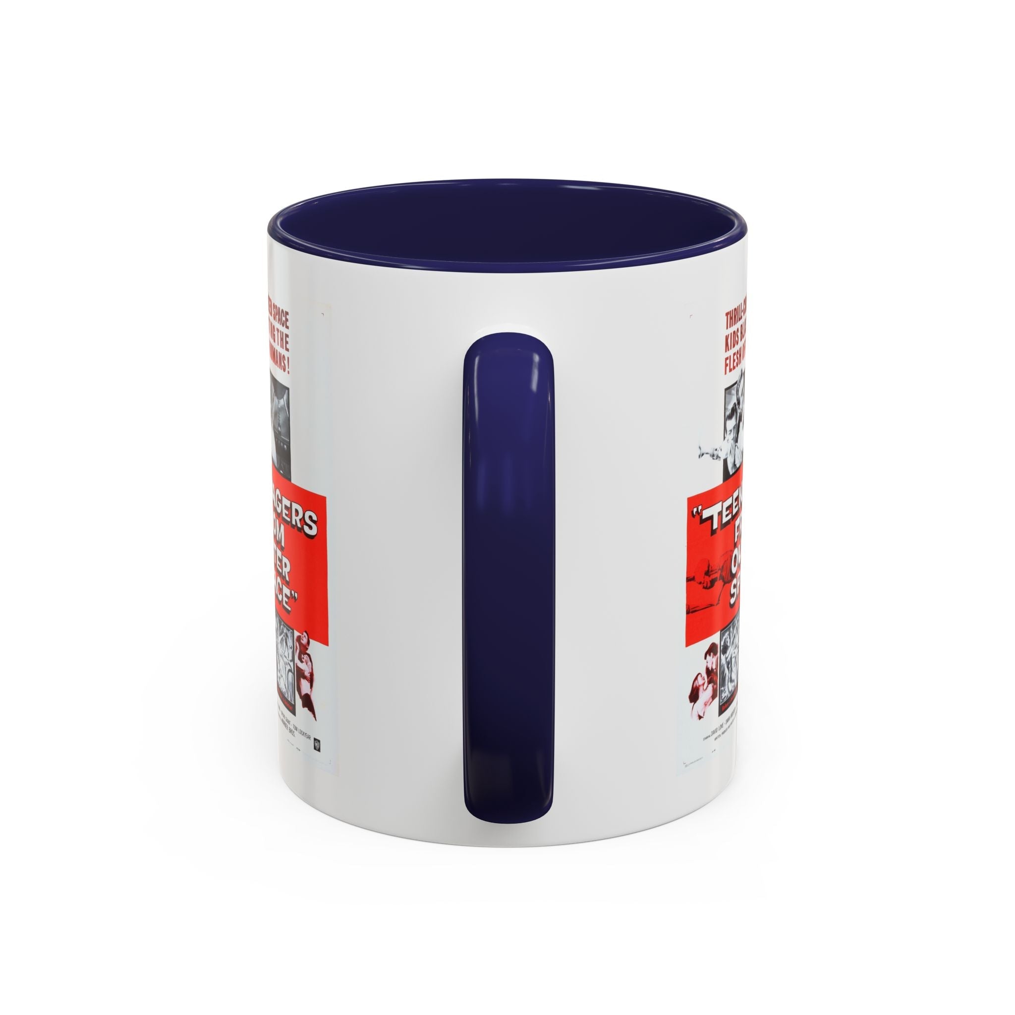 Cult Classic Movie Poster Art Accent Coffee Mug (11, 15oz) - Teenagers From Outer Space 1959 - POPvault