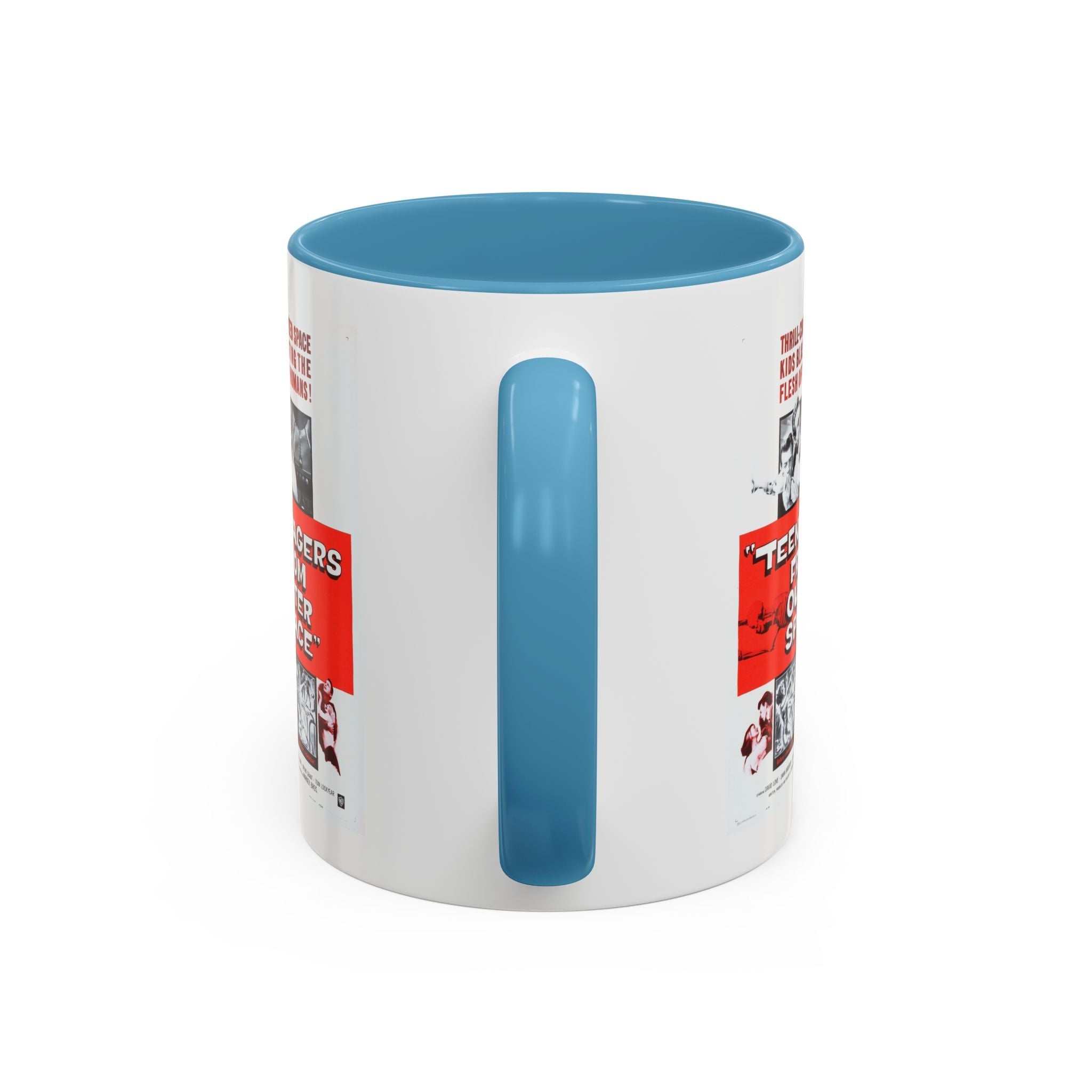 Cult Classic Movie Poster Art Accent Coffee Mug (11, 15oz) - Teenagers From Outer Space 1959 - POPvault