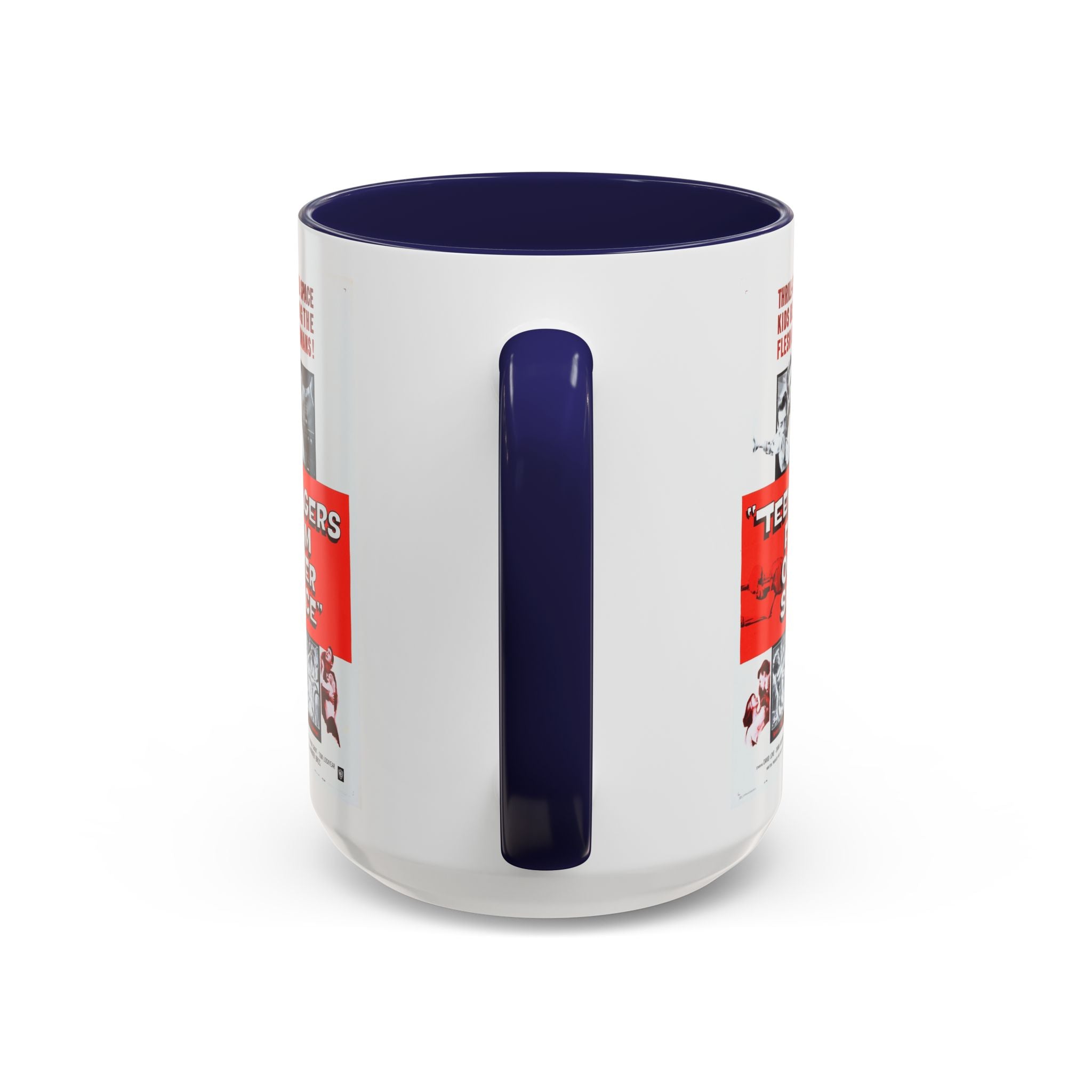 Cult Classic Movie Poster Art Accent Coffee Mug (11, 15oz) - Teenagers From Outer Space 1959 - POPvault