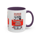 Cult Classic Movie Poster Art Accent Coffee Mug (11, 15oz) - Teenagers From Outer Space 1959 - POPvault