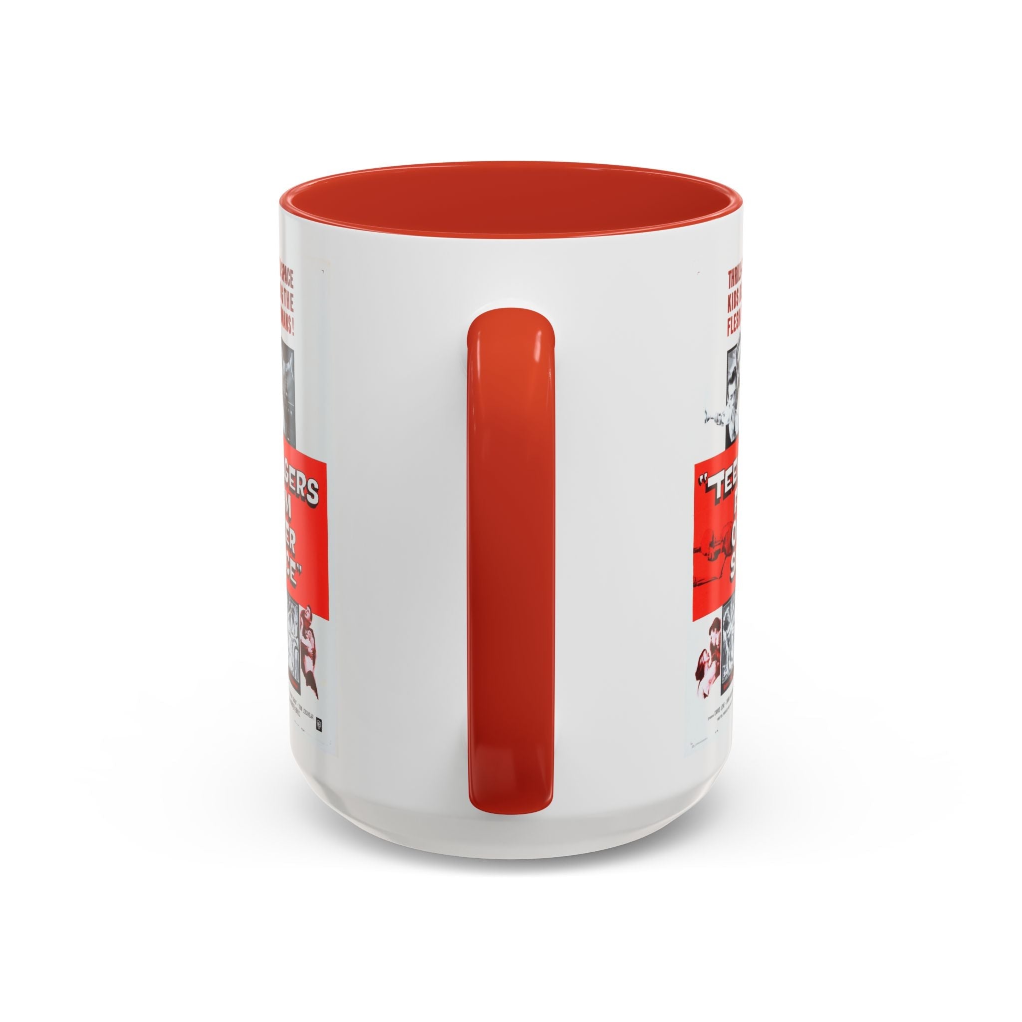 Cult Classic Movie Poster Art Accent Coffee Mug (11, 15oz) - Teenagers From Outer Space 1959 - POPvault