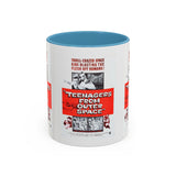 Cult Classic Movie Poster Art Accent Coffee Mug (11, 15oz) - Teenagers From Outer Space 1959 - POPvault