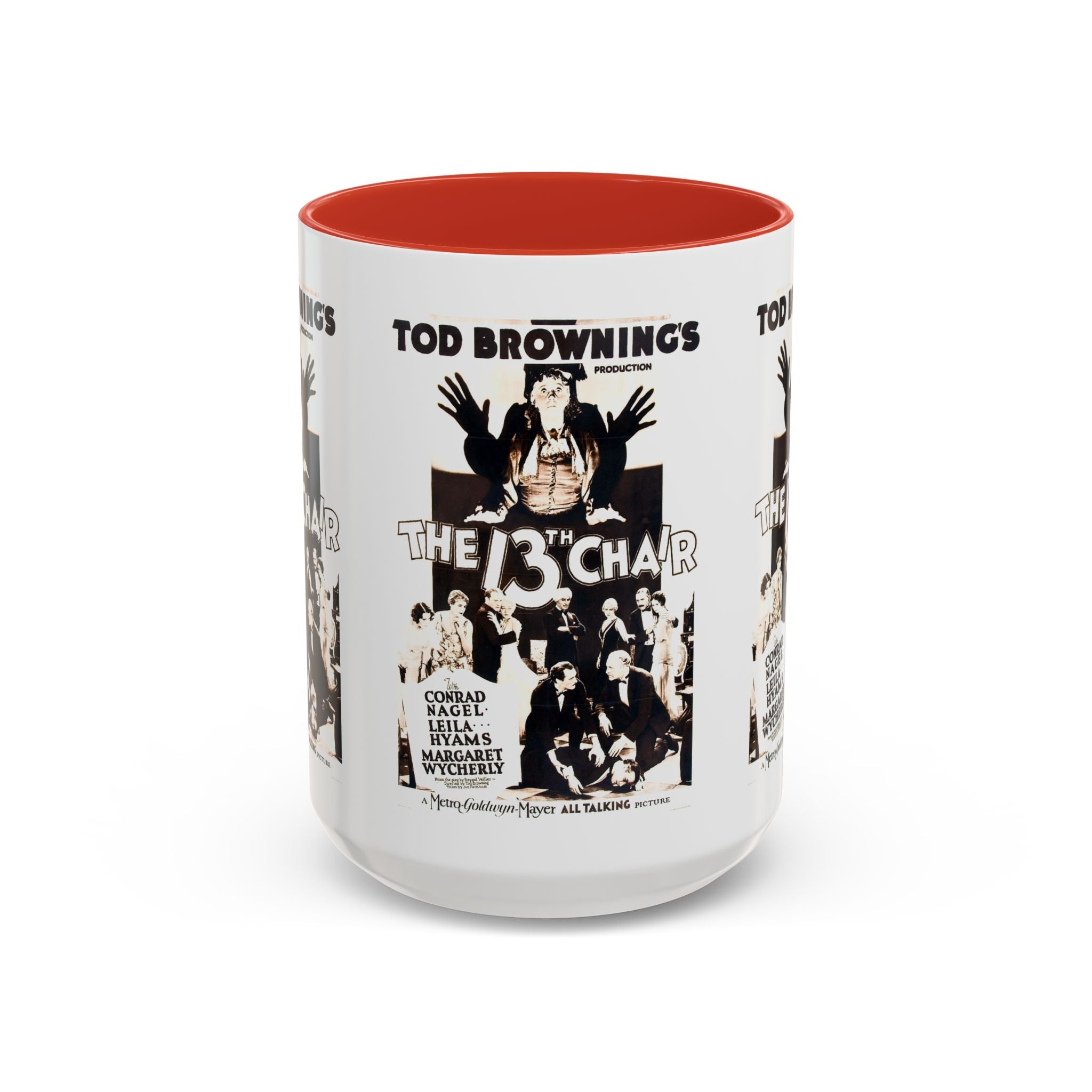 Cult Classic Movie Poster Art Accent Coffee Mug (11, 15oz) - The 13th Chair 1937 - POPvault