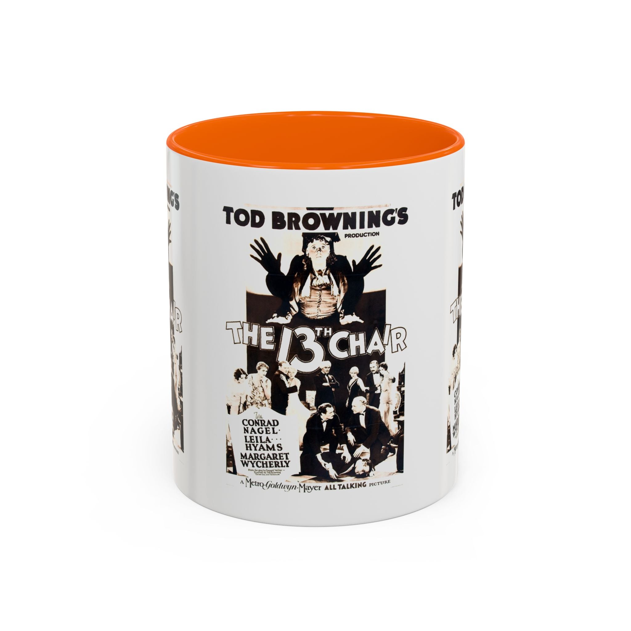 Cult Classic Movie Poster Art Accent Coffee Mug (11, 15oz) - The 13th Chair 1937 - POPvault