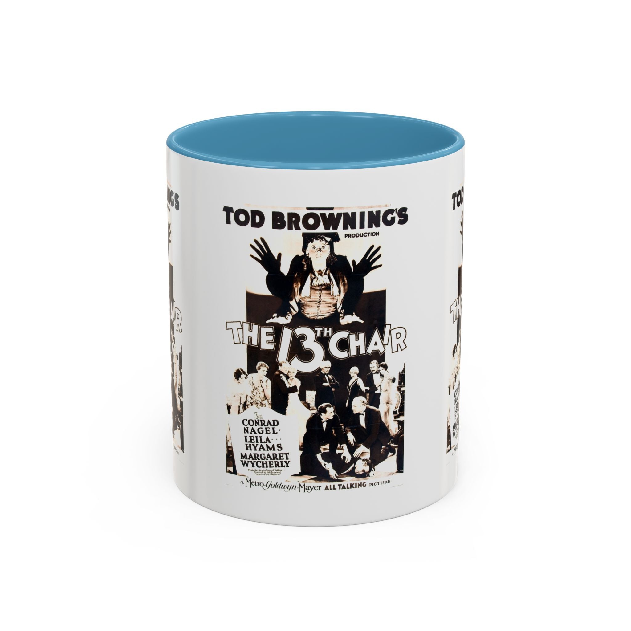 Cult Classic Movie Poster Art Accent Coffee Mug (11, 15oz) - The 13th Chair 1937 - POPvault